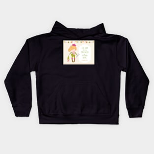 The Lord is My Strength Kids Art Kids Hoodie